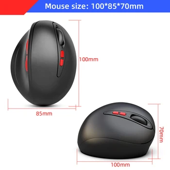 FII DB40 nou de 2.4 G wireless mouse-ul vertical mouse-ul 7-buton ergonomic 2400 dpi mouse-ul built-in baterie