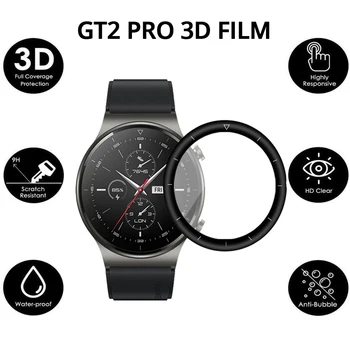 Film de sticlă Pentru Huawei Watch Gt2 Pro Porsche Plin de Acoperire Ecran Protector Temperat Acoperi 9h Hd Glass Pentru Huawei Watch Gt2 3d Pro