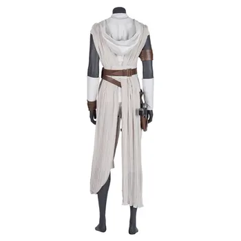 Filmul Star Wars 9 Creșterea Skywalker Cosplay Costum Rey Haina Pantaloni Șal Centura Femeie Adultă Etapa A Efectua Îmbrăcăminte Set Complet