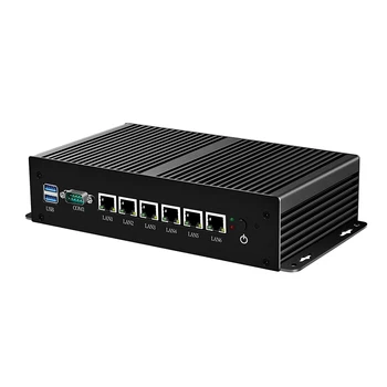Firewall Aparat Mini PC Intel Core i5-7200U i3-7100U 6*LAN Intel 211AT Gigabit Ethernet Pfsense Moale Router AES-NI