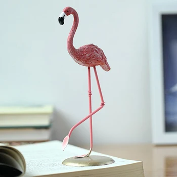 Flamingo Figurina masina de Ornament Gradina Decor în aer liber Curte 7inches