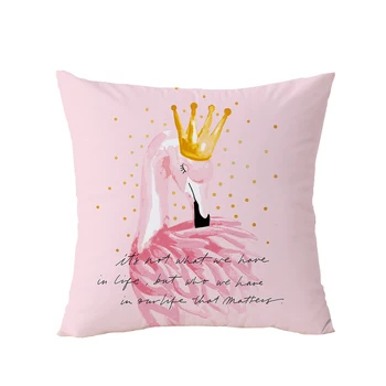 Flamingo roz Perne Decorative Ananas Geometrice față de Pernă Decor Acasă Perne de Catifea de Pernă De Canapea 45x45cm