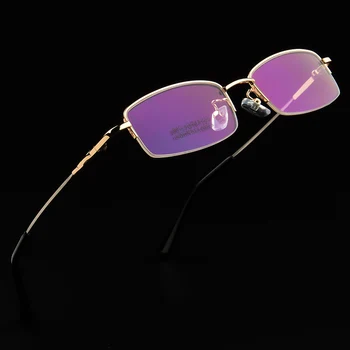 Flexibil Memorie Titan Jumătate Cadru Pliere Ochelari Cadru Bărbat Femeie Oculos De Grau Miopie Optice de Afaceri ochelari Rame 960