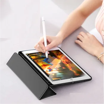 Flip Coque Pentru iPad 10.2 2019 Caz A2200 A2233 A2198 Creion din Piele PU rezistent la Șocuri Sta Funda Pentru iPad 10.2 2019 Acoperi