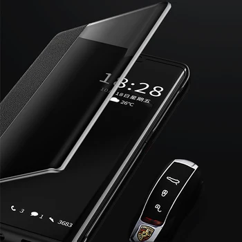 Flip Cover din Piele Magnetice Caz Pentru Huawei P40 Pro Plus P 40 Pro+ 40pro P40pro P40pro+ Smart View Cazuri de Telefon rezistent la Șocuri Funda