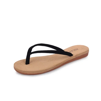 Flip-flop Femeile poarta 2020 Nou, Papuci de casă Moda Celebritate pe Internet Ins Sandale de Paie Cu Simplu Pantofi Plat