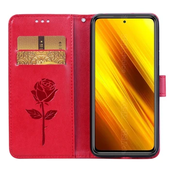 Flip Funda Pentru Xiaomi Poco X3 NFC Caz M2007J20CG Portofel acLeather Coajă de Protecție Caz Pentru Xiami Poco X3 X 3 Coperta de Carte Coque