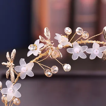 Floare de cristal bandana floral rafinat frizură accesorii de mireasa