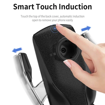 FLOVEME Masina Suport de Telefon 2 IN 1 Încărcător Wireless Automata Inductiv Telefon Suport Auto Pentru Samsung S8 S9 S10 Pentru iPhone 12PRO MAX