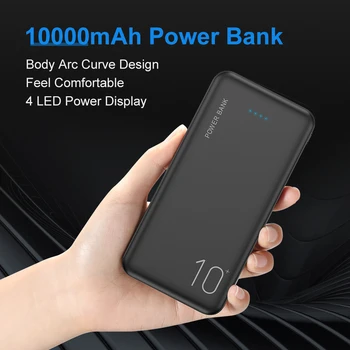 FLOVEME Power Bank 10000mAh Dublu USB power bank Acumulator Extern Portabil powerbank Bateria Externa Pachet poverbank 20000mAh