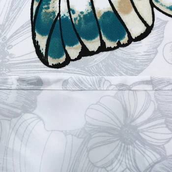 Fluture Elegant Impermeabil Poliester Perdea De Duș Groase Lavabile Perdele De Baie Rezistent La Mucegai Calitate Cadă Cortina