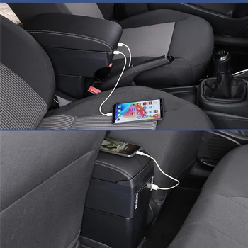 Fo Nissan Terrano cotiera cutie auto universal consola centrala modificarea accesorii dublu crescut cu USB