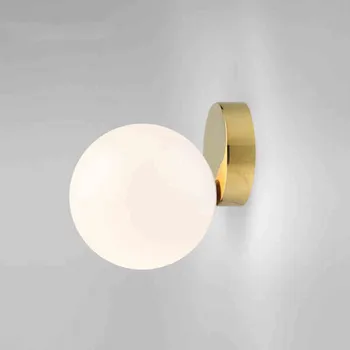 Foaier dormitor noptieră coridor lampă de perete modernă moleculă LOFT tranșee de perete bean minge de sticlă de perete de lumină LED-uri cu balonul rotund lampă de perete