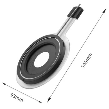 Focalize Conic Mutriță lentile Condensator Regla Diafragma Inel de la un punct la circularitate pentru Dedicată AL-16