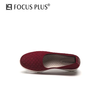 Focusplus 2020 Primăvara Și Toamna Doamnelor Pantofi Plat Leneș Pantofi Clasic Confortabil Casual Pantofi Casual Pantofi pentru Femei D106