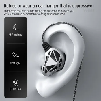 Fonge F5 In-ear Sport căști cu fir Universale Căști Cu microfon HIFI Bas Profund Muzica Stereo pentru Căști Pentru iPhone Xiaomi