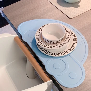 Forma de animale Placemat Copii Placă Mat Silicon de Calitate Alimentară Tabelul Pad rezistent la apă izolare termică Bucătărie gadget Ușor de Curățare