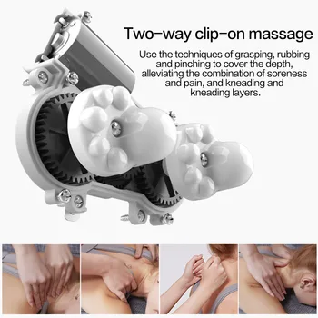 Forma de U Shiatsu Masaj Vibrator Perna Electrica Umăr Gât masager Multi-Funcție de Col uterin Încălzit Terapie Frământare Perne