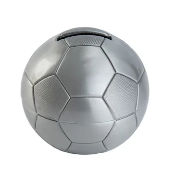 Forma fotbal pusculita Metal de Protecție a Mediului Ambarcațiuni Schimba Banca Cadouri pentru Copii Jucarii Ornamente Decoratiuni Acasă