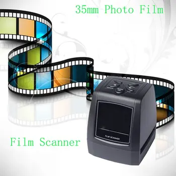 Foto de înaltă Rezoluție Scanner 35/135mm Slide Film Scanner de Film Digital Converter 2.36
