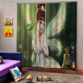 Foto Personalizate Perdele Living Tratamente fereastra, Ușa de la Bucătărie Decor Perdea Modernă Înger decor Grils Cameră Draperii