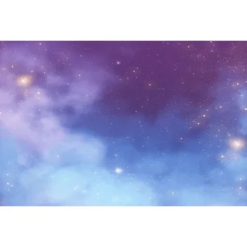 Fotografie Fundal Cerul Înstelat Fundal Curcubeu Stele Strălucitoare Nor Univers Copil Nou-Născut Fundaluri Fotografice Violet Albastru