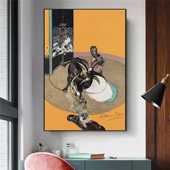 Francis Bacon, Celebrul Artist Abstract Coridă Panza Pictura de Postere și de Imprimare pentru Camera de zi de Perete Decor Art Decor
