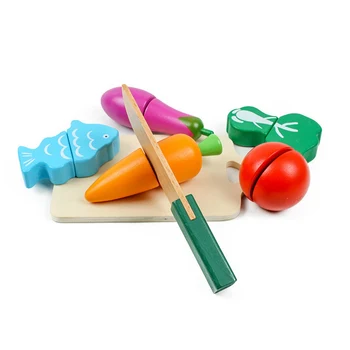 Fructe Și Legume Juca Bucătărie Alimente Pentru Pretind Tăiere Produse Alimentare Jucarii - Educative Playset Cu Jucărie Cuțit, Tăiere Bord