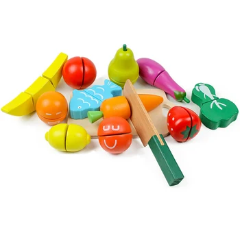 Fructe Și Legume Juca Bucătărie Alimente Pentru Pretind Tăiere Produse Alimentare Jucarii - Educative Playset Cu Jucărie Cuțit, Tăiere Bord