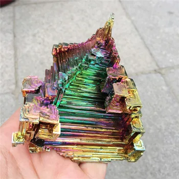 Frumos Minerale-Specimen de Bismut Cristale Irizate Minerale, Roci Foarte cool