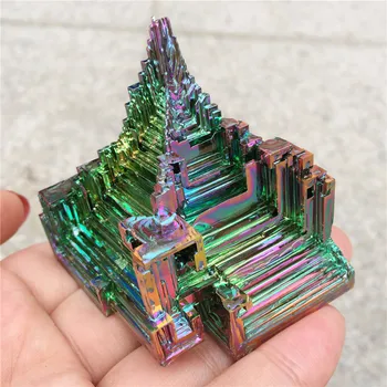 Frumos Minerale-Specimen de Bismut Cristale Irizate Minerale, Roci Foarte cool