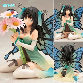 Frunze Tony Daisy Zână Fluture Cu Flori Frumoase Poziția Așezat Acțiune De Jucarie Figurine Anime Japonez Figurine De Colectie