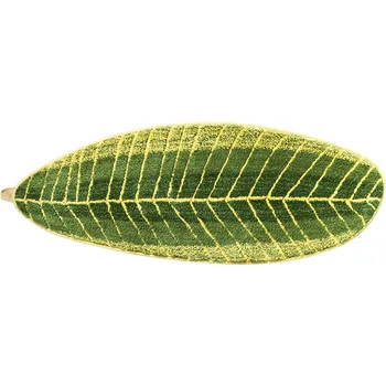 Frunză verde de covor de Baie din Poliester Baie Covor Anti-alunecare Mat Pentru Baie Bucatarie Usa Mat Etaj Țapiș Salle De Bain