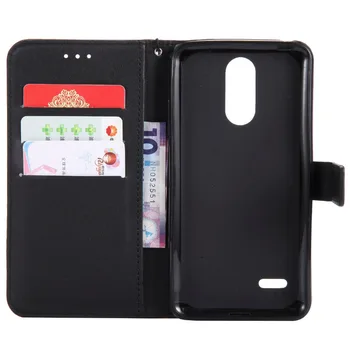 FULAIKATE pentru LG K8 2017 Caz Flip Carte de Buzunar Capacul din Spate pentru LGX240 X240 Suport de Telefon de Afaceri Cazuri de Protecție Cu Curea