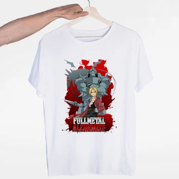 Fullmetal Alchemist T-shirt, O-Neck Mâneci Scurte de Vară de Moda Casual Unisex Bărbați și Femei Tricou