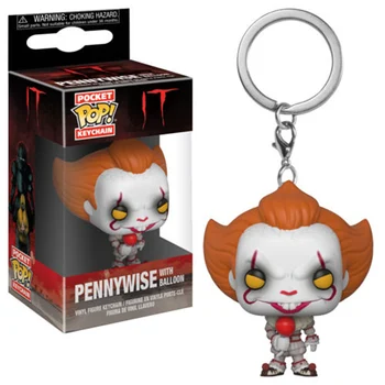 FUNKO POP New Sosire A Pennywise Striga Fata Fantoma Chucky Buzunar Breloc din PVC Figura de Acțiune Modelul de Colectare de Jucării Pentru Copii