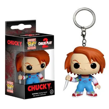 FUNKO POP New Sosire A Pennywise Striga Fata Fantoma Chucky Buzunar Breloc din PVC Figura de Acțiune Modelul de Colectare de Jucării Pentru Copii