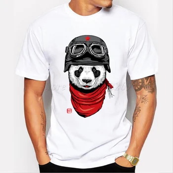 Funny Animal PrintedTops Maneci Scurte Hipster Personalizate Tee De Aderventure Pisica/Owl/Friggin Panda Design de Moda pentru Bărbați T-shirt