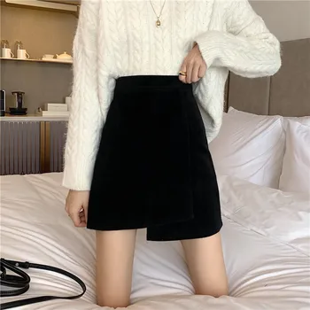 Fuste Femei Neregulate Casual Sex Feminin Fusta Mini Kawaii Stil Coreean Ulzzang De Agrement Streetwear Harajuku Bază Simplă Modă Nouă