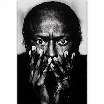 FX1578 Fierbinte Miles Davis-Kind Of Blue Jazz Cântăreață de Muzică Pop Star Poster Personalizat Art Lumina de Mătase Pânză de Casă Cameră Perete de Imprimare Decor