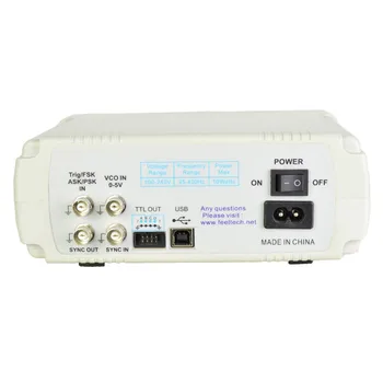 FY6800 Programabile, Dual Channel DDS Funcția de Undă Arbitrară Generator de Semnal / Puls Sursa de Semnal de Frecvență / Metru FY6600