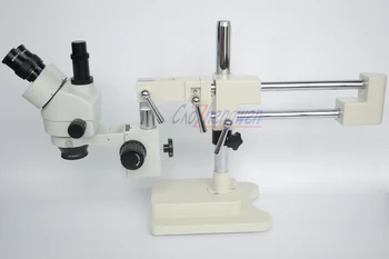 FYSCOPE 7X-45X! Dublu Boom Stand Stereo Zoom, Microscop trinocular WF10X/20mm ocular