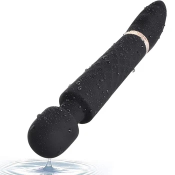 G-spot Baghetă Magică Vibrator Puternic Jucarii Sexuale pentru Femei Pentru Orgasm Stimulator Cap Dublu Feminin 25 de Frecvență AV Vibratoare Stick