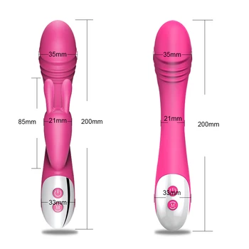 G Spot Iepure Penis artificial Vibratoare Jucarii Sexuale pentru Femei Vagin Stimulator Clitoris Masturbari sex Feminin de sex Feminin Masaj corporal