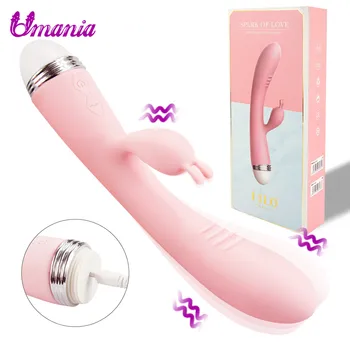 G Spot Rabbit Vibrator Vibrator Dual Vibration Jucarii Sexuale pentru Femei Vaginal, Clitoridian masaj sex Feminin Masturbator adult Sex produs
