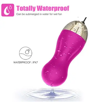 G-Spot Vibrator ou Sexy Sclav rezistent la apa 10 viteza Reîncărcabilă, fără Fir de la Distanță Glont Vibrator produs Pentru Femei Jucării Sexuale kegel