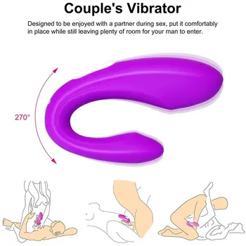 G Spot Vibratorul Clitoridian pentru Femei Cupluri Vibrator,rezistent la apa baterie Reîncărcabilă, Vibrator Fluture Stimulator Clitoris Sex-Shop