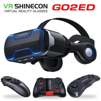 G02ED VR shinecon 8.0 Standard edition și cască versiune de realitate virtuală 3D ochelari VR căști căști Opțional controlle