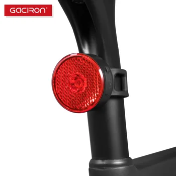GACIRON Inteligent de Lumină de Avertizare Biciclete Lumina din Spate 10 Lumen USB Reîncărcabilă Biciclete Coada lumina de Siguranță Ciclism Biciclete Lampa Accesorii
