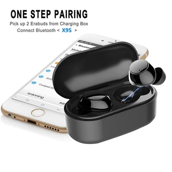 GAIBY X9S TWS sport Căști fără Fir Earbuds auriculares Bluetooth 5.0 cască setul cu Cască pentru xiaomi, oppo samsung huawei telefon